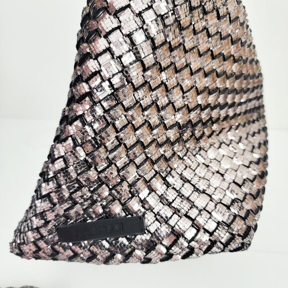 Naghedi St. Barths Medium Tote in Reflect Silver - Picture 7 of 9